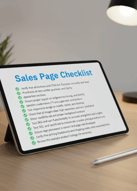 Sales Page Checklist