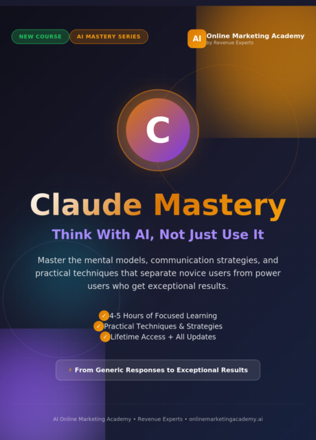 CLAUDE MASTERY: COMPLETE COURSE LESSON