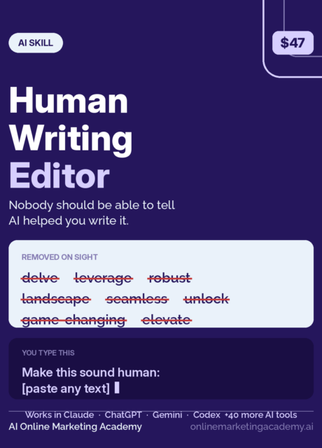 Human Writing Editor
