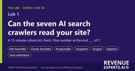 AI search crawlers robots.txt check